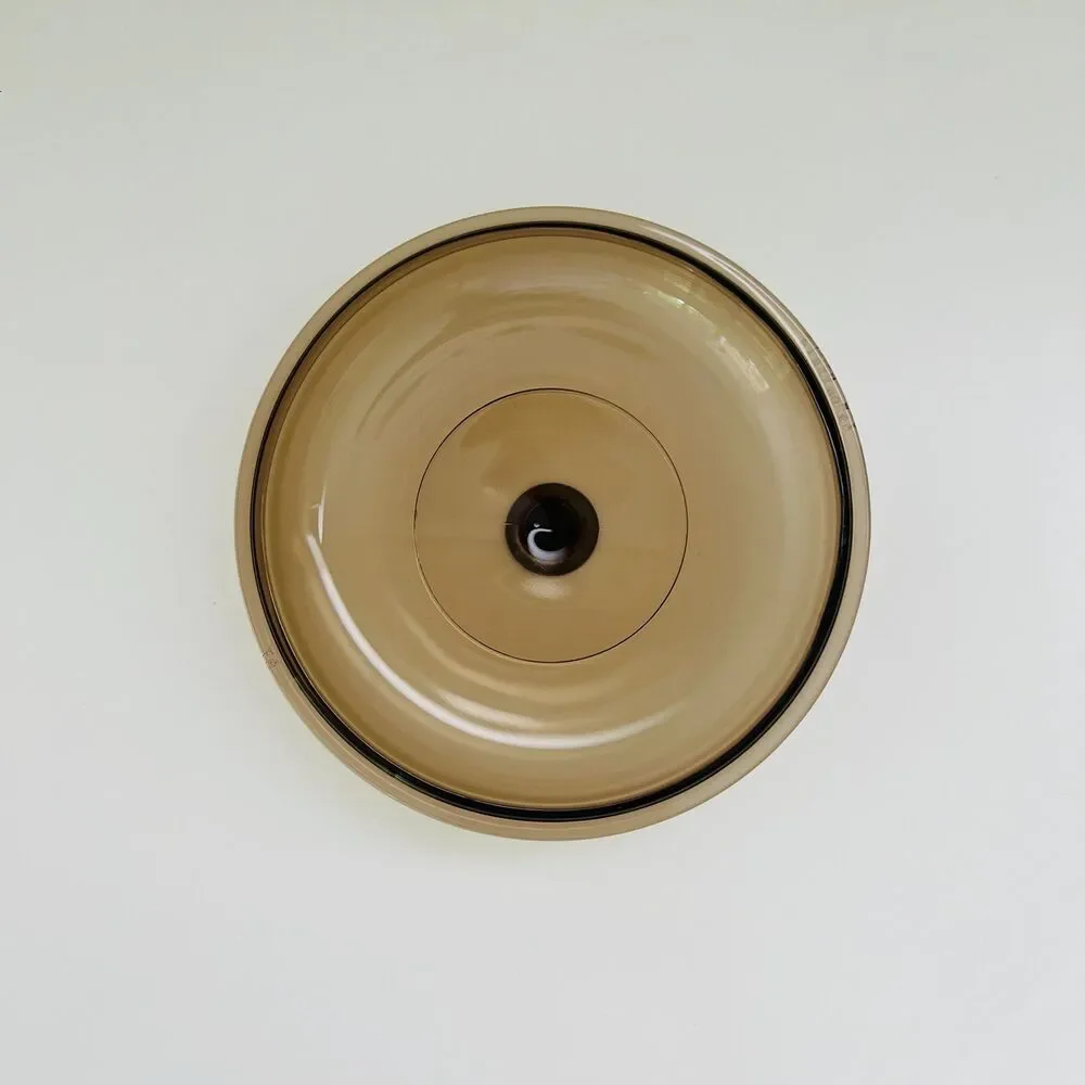 PYREX Amber Glass 023 Round 1.5L Casserole Baking Dish With Lid
